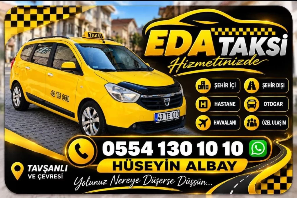 Tavşanlı Eda Taksi Durağı Hüsayin Albay